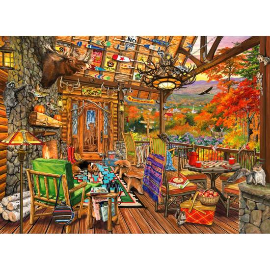 Bluebird The Porch in Autumn Puzzle 3000 Teile