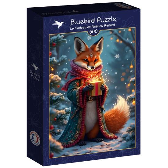 Puzzle Bluebird Das Weihnachtsgeschenk Des Fuchses XXL 300 Teil