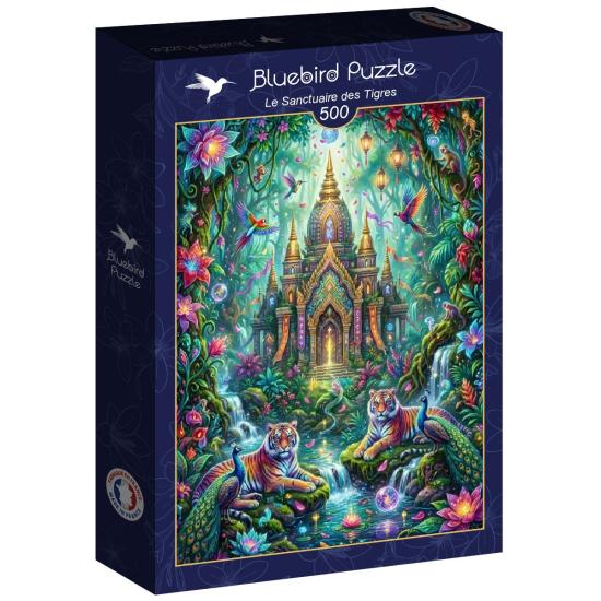 Puzzle Bluebird Das Tigerrefugium 500 Teile
