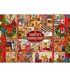 Bluebird Collage Puzzle aus Santa&#39;s Workshop 1000 Teile