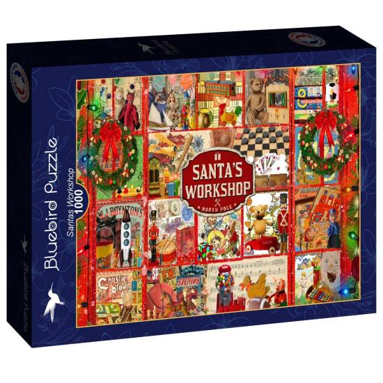 Bluebird Collage Puzzle aus Santa's Workshop 1000 Teile
