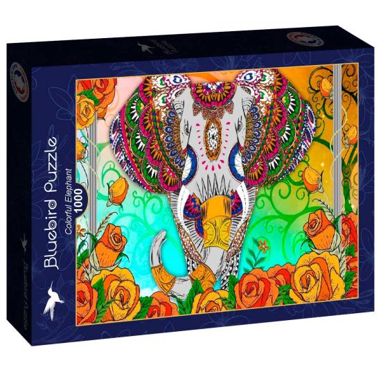 Bluebird Buntes Elefantenpuzzle 1000 Teile