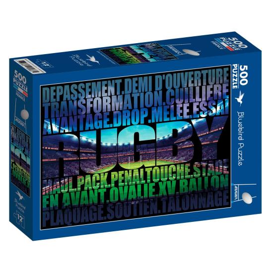 Bluebird-Puzzle „Advancing in Rugby“, 500 Teile Bluebird-Puzzle „Advancing in Rugby“, 500 Teile