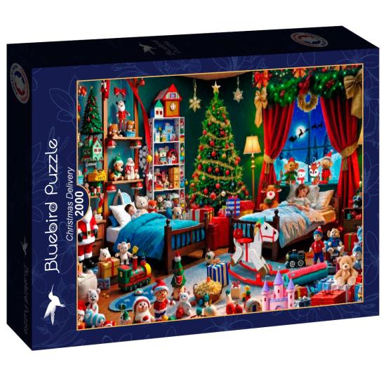 Puzzle Bluebird Weihnachtslieferung 2000 Teile