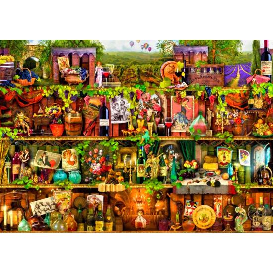 Bluebird Weinregal-Puzzle 2000 Teile