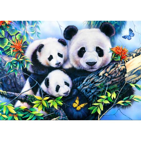 Bluebird Panda Family Puzzle 1000 Teile