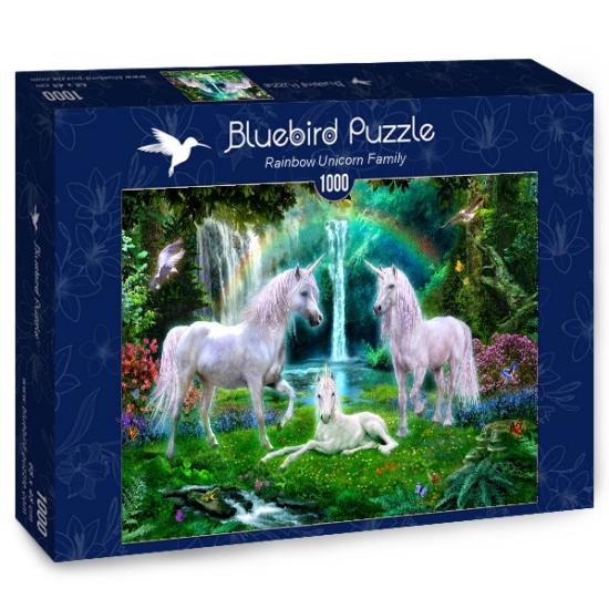 Bluebird Rainbow Unicorn Familienpuzzle 1000 Teile