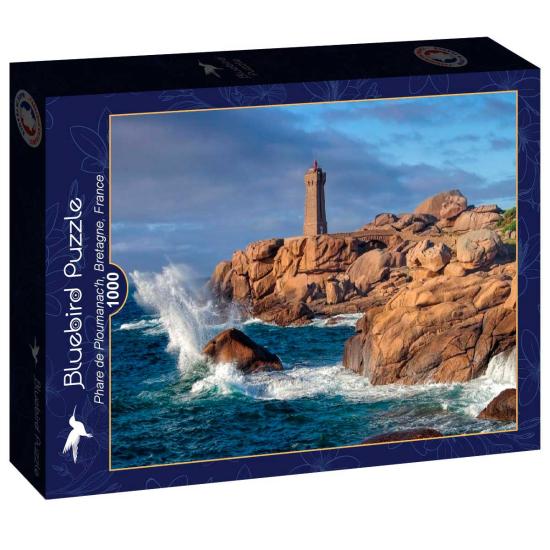 Puzzle Bluebird Leuchtturm von Ploumanach Französische Bretagne