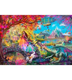 Puzzle Bluebird Herbstliches Burgfest 1000-teiliges