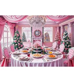 Puzzle Bluebird Weihnachtsfest In Pink 1000 Teile