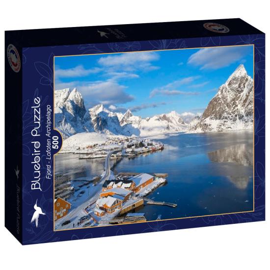 Puzzle Bluebird Fjord  Lofoten-Archipel 500 Teile