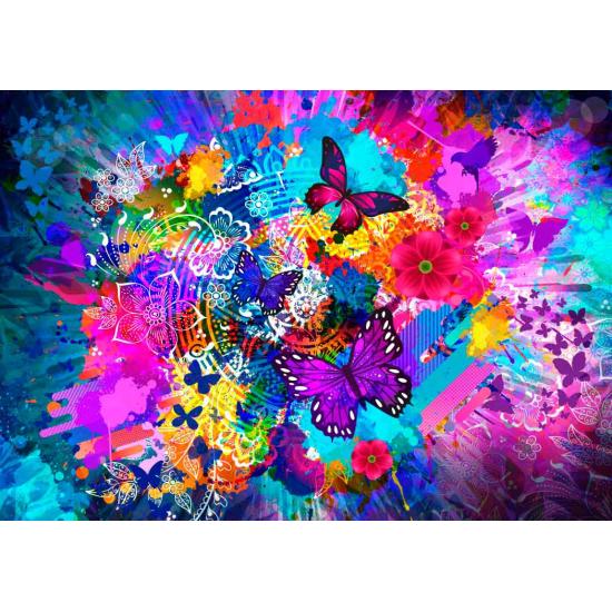 Bluebird Blumen und Schmetterlinge Puzzle 1000 Teile