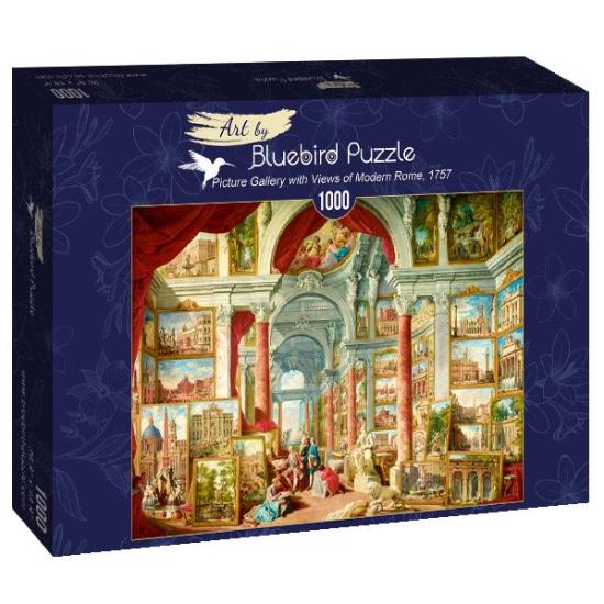 Puzzle Bluebird Gallery mit Ansichten des modernen Roms 1000 P