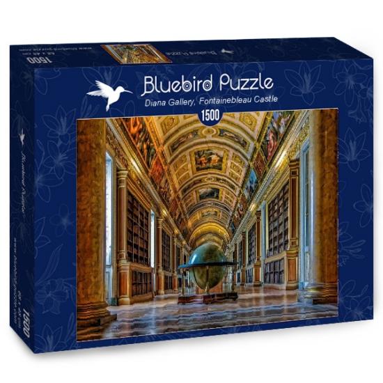 Puzzle Bluebird Diana Gallery, Schloss Fontainebleau 1500 Teile