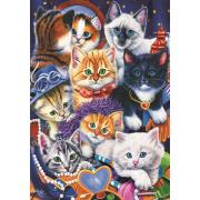 Bluebird Kittens in the Closet Puzzle 1000 Teile