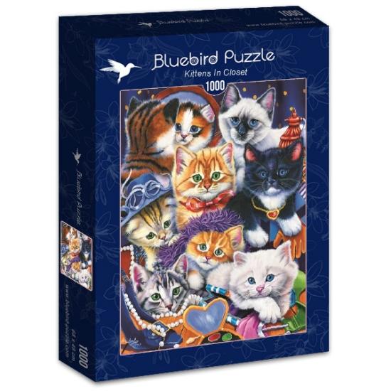 Bluebird Kittens in the Closet Puzzle 1000 Teile