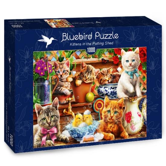 Bluebird Kittens in the Shed Puzzle 1000 Teile