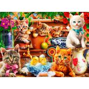 Bluebird Kittens in the Shed Puzzle 3000 Teile