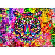 Bluebird Colorful Tiger Puzzle 1000 Teile