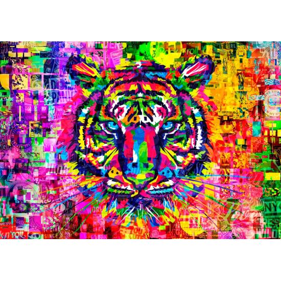 Bluebird Colorful Tiger Puzzle 1000 Teile