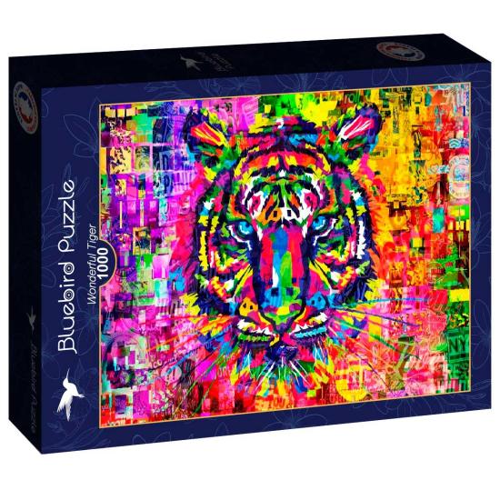 Bluebird Colorful Tiger Puzzle 1000 Teile