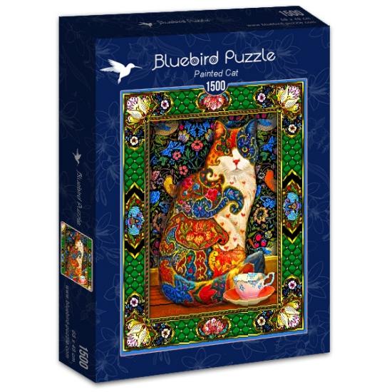 Bluebird Painted Cat Puzzle 1500 Teile Bluebird Painted Cat Puzzle 1500 Teile