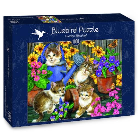 Bluebird Naughty Cats in the Garden Puzzle 1000 Teile