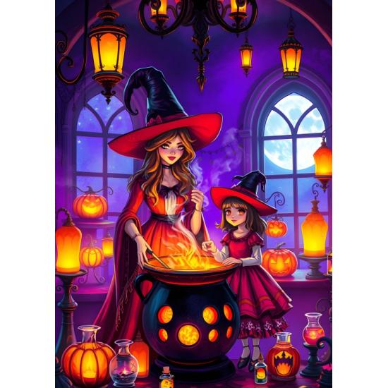 Puzzle Bluebird Zaubersprüche Und Kürbisse XXL 300 Teile