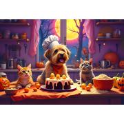 Puzzle Bluebird Backen Für Halloween 1000-teiliges