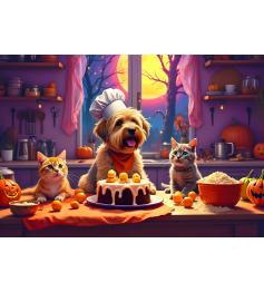 Puzzle Bluebird Backen Für Halloween 1000-teiliges
