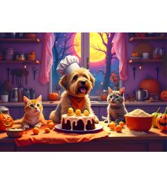 Puzzle Bluebird Backen Für Halloween XXL 300 Teile