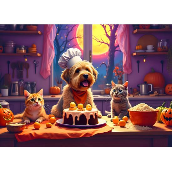 Puzzle Bluebird Backen Für Halloween XXL 300 Teile