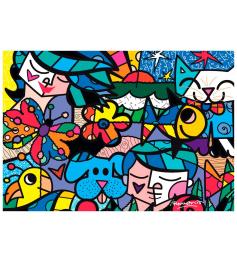 Bluebird Garden Britto Puzzle 1000 Teile