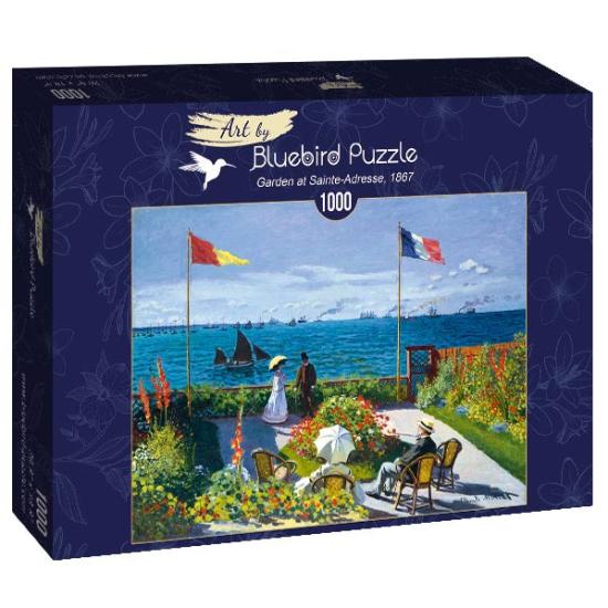 Bluebird Garden in Sainte-Adresse 1000-teiliges Puzzle