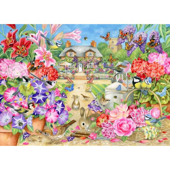 Puzzle Bluebird Sommergarten XXL 300 Teil