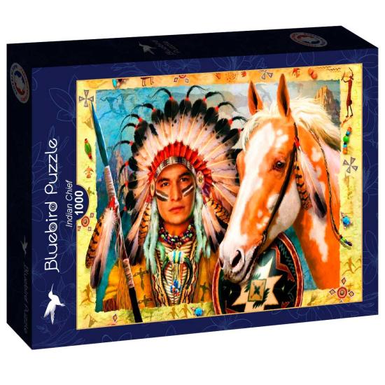 Bluebird Indian Chief Puzzle 1000 Teile