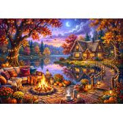 Puzzle Bluebird Am Kamin 1000 Teile