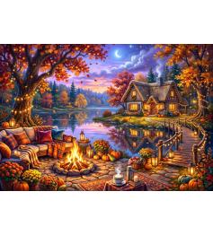 Puzzle Bluebird Am Kamin 1000 Teile