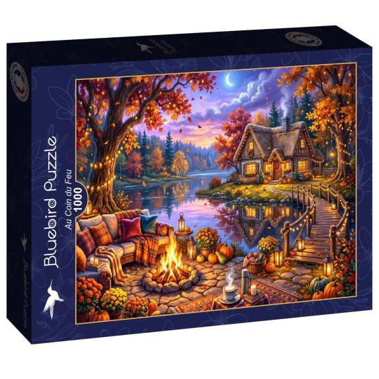 Puzzle Bluebird Am Kamin 1000 Teile