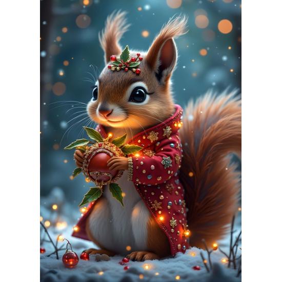 Puzzle Bluebird Das Weihnachtseichhörnchen XXL 300 Teile