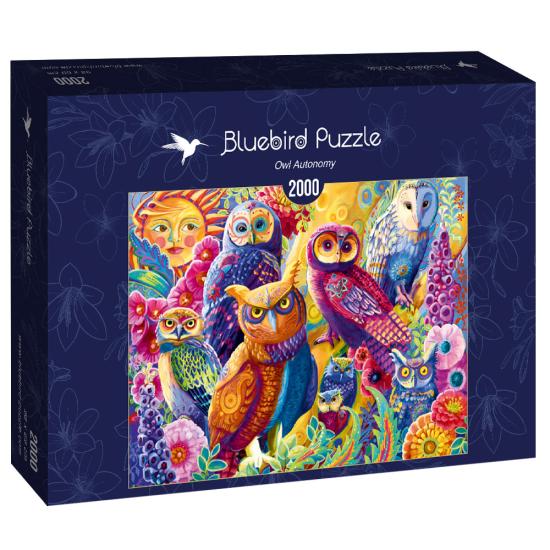 Bluebird Bunte Eulen Puzzle 2000 Teile