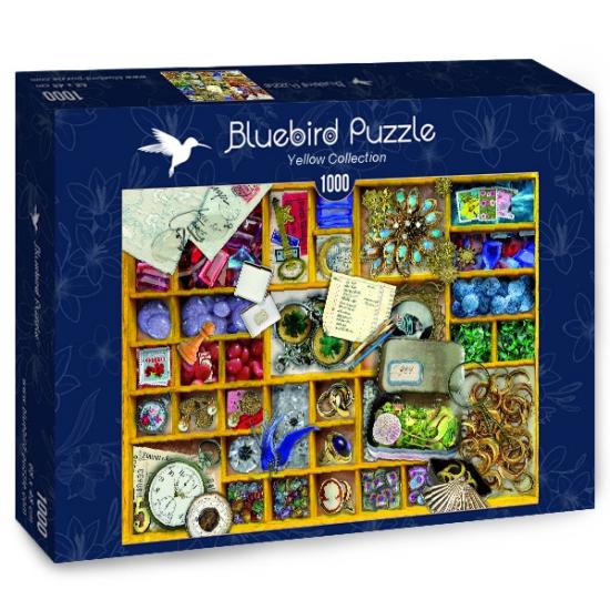 Bluebird Puzzle The Collection in gelber Box mit 1000 Teilen