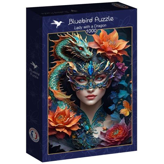Puzzle Bluebird Die Dame mit dem Drachen 1000 Teile Puzzle Bluebird Die Dame mit dem Drachen 1000 Teile