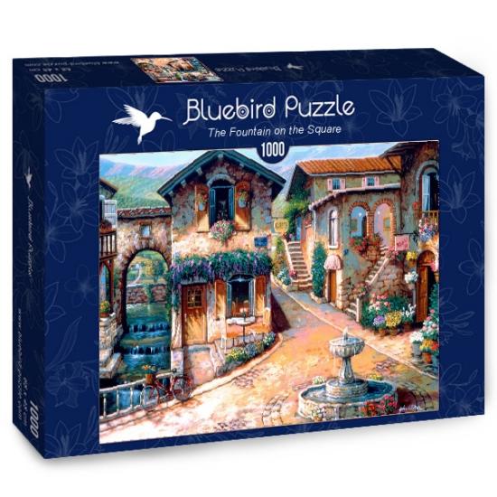 Bluebird Puzzle Der Brunnen auf der Plaza 1000 Teile