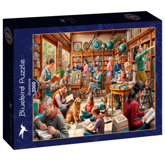 Puzzle Bluebird Buchhandlung 2000 Teile