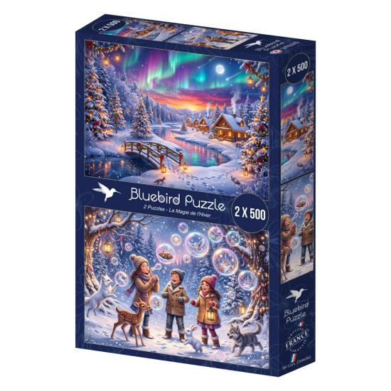 Bluebird Puzzle Der Zauber Des Winters 2x500 Teile