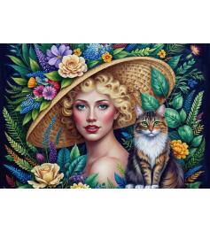 Puzzle Bluebird Die Frau Und Die Katze 1000 Teile