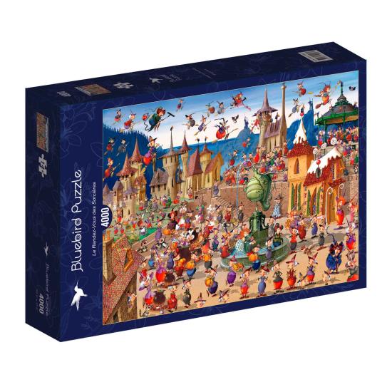 Bluebird Puzzle Das Treffen der Hexen mit 4000 Teilen