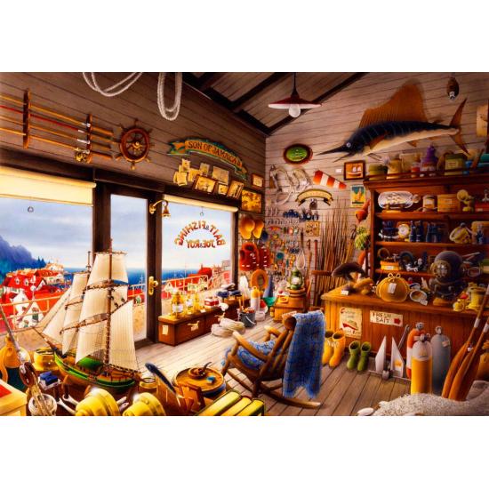 Bluebird Joe und Roy's Fishing Shop Puzzle 1000 Teile Bluebird Joe und Roy's Fishing Shop Puzzle 1000 Teile
