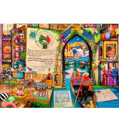 Bluebird Puzzle Life ist ein offenes Buch in Venedig von 4000
